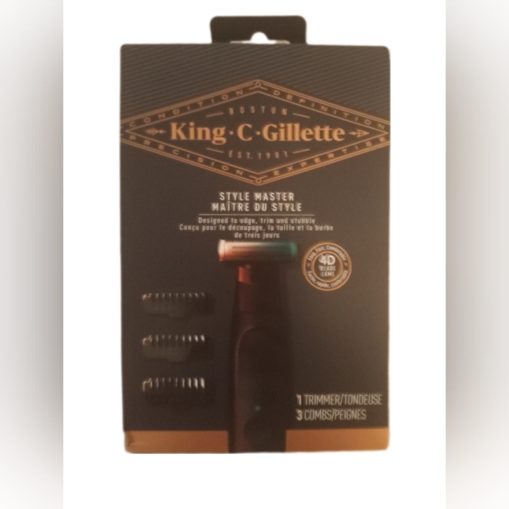 King C Gillette Style Master Electric Trimmer New in Box